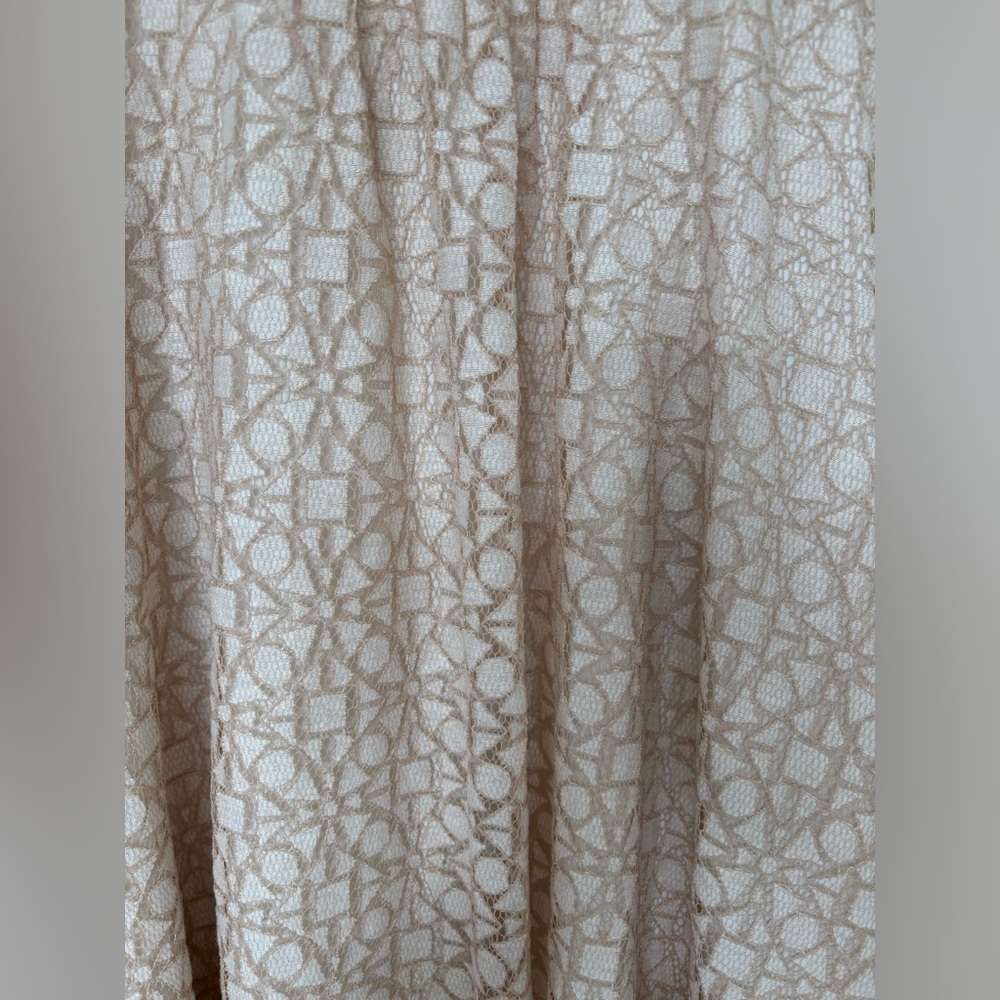 LOGO by Lori Goldstein White Lace Jacket - Picture 5 of 7